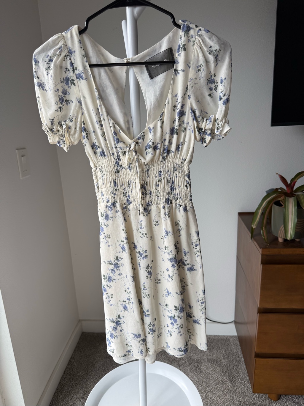 Reformation Floral Mini Dress - Size 2